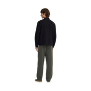 Only and Sons mens black polyester regular fit blazer in dark navy wool with long sleeves and classic collar detailing