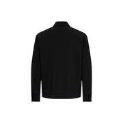 Only and Sons mens black polyester regular fit blazer with classic collar and subtle seam detailing on the front side