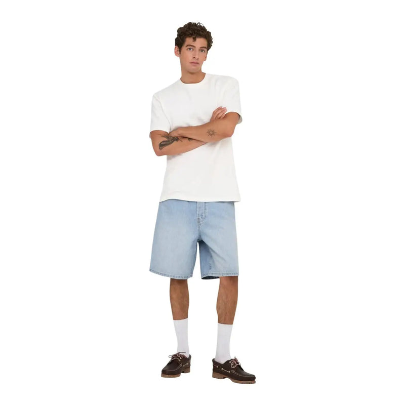 Only Sons shorts Fade for men in light-wash denim with front pockets, worn by model