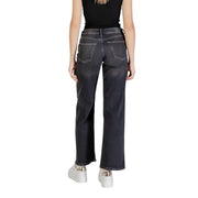 Women’s dark wash high waist straight-leg cotton elastane jeans from Only Women Spring Summer collection