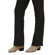Only women black viscose blend straight-leg trousers with tailored fabric and subtle side seam detailing for spring summer