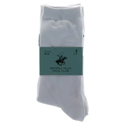 Pack of Beverly Hills Polo Club white and gray socks for comfortable everyday wear