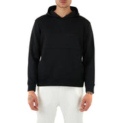Paul&shark Schwarzer Herren-Kapuzenpullover mit dezentem, strukturiertem Logo auf der Brust und gerippten Bündchen für den Freizeitbereich