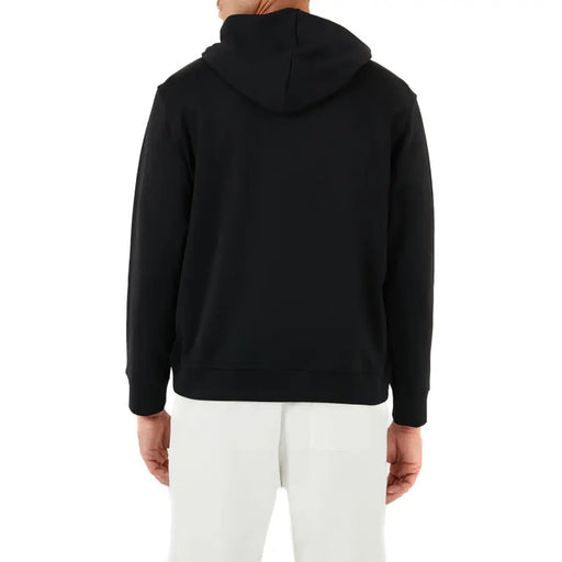 Paul&shark men sweatshirt in black with smooth soft fabric and simple design for comfortable casual wear