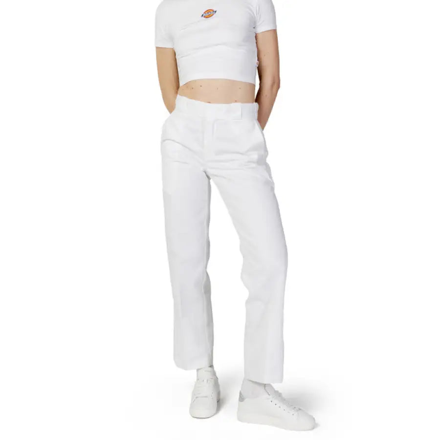Dickies - Women Trousers - white / W24_L28 - Clothing