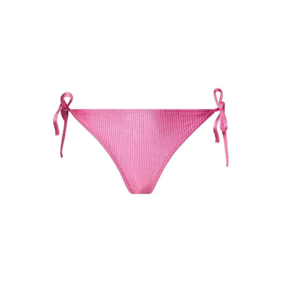 Calvin Klein Urban Pink Bikini with Tie Bottom - Women Beachwear Unique Swim Style
