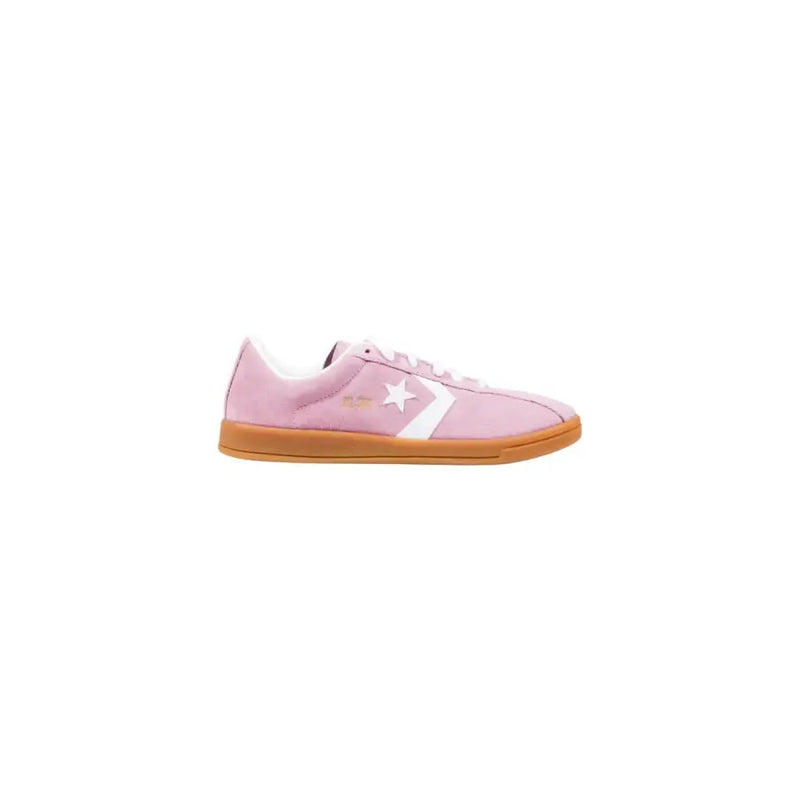 Pink Converse Women Winter Sneakers with white star logo and gum sole