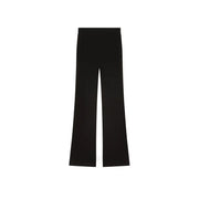 Pinko women black high-waisted wide-leg viscose trousers with a sleek silhouette for fall winter wear