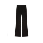Pinko women black high-waisted viscose trousers slim fit with sleek fabric finish for fall winter wear