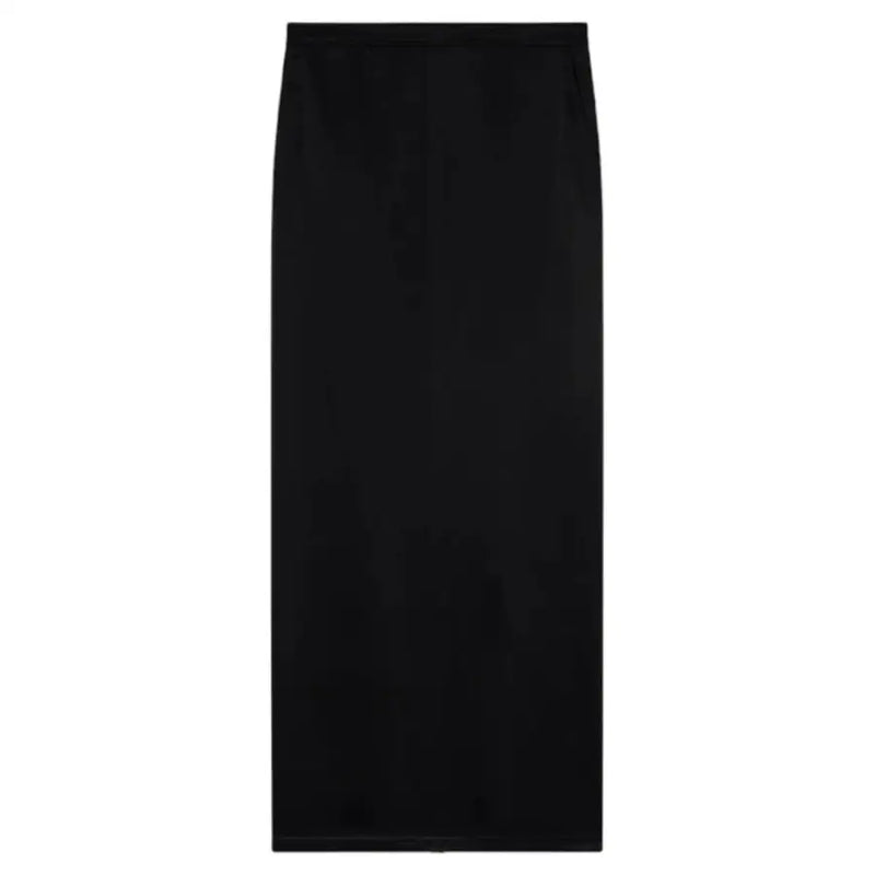 Pinko Schwarzer Damen-Midirock mit Reißverschluss, elegantes, minimalistisches Design