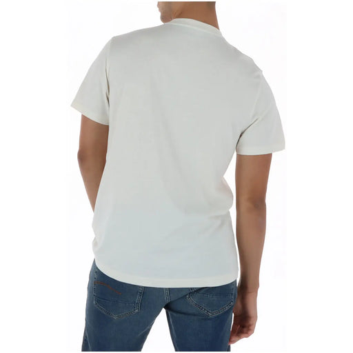 Psycho Bunny men t shirt white round neck plain off-white short sleeved cotton crew neck mt0200228