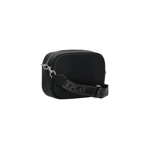 Black rectangular crossbody bag with branded strap from Replay Women FW3778000