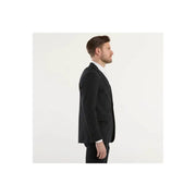 Rrd men blazer black tailored suit jacket with classic single-breasted design and notched lapels