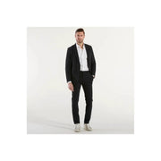 RRD Herrenblazer, blau, Polyamid-Elastan, schmal geschnitten, schwarzer Anzug mit elegantem, modernem Schnitt und dezenter Textur