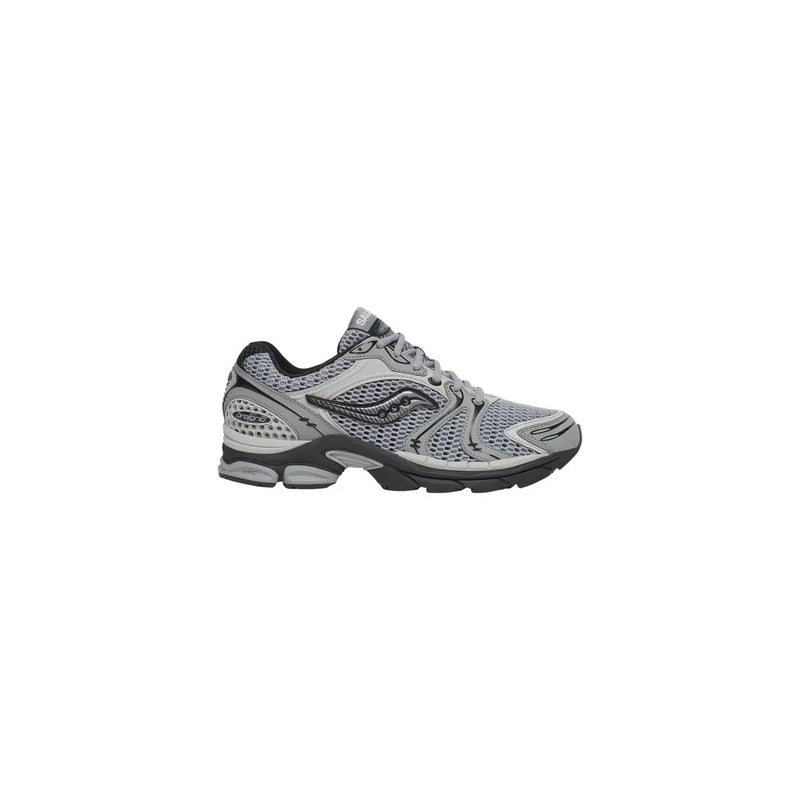 Grau und Schwarz Saucony Herren-Sneaker mit Mesh-Obermaterial und gepolsterter Zwischensohle aus Synthetik: Progrid Triumph 4 Laufschuh