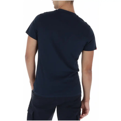 Superdry Herren-T-Shirt in Dunkelblau, Kurzarm, Rundhalsausschnitt, aus Baumwolle, für die Freizeit