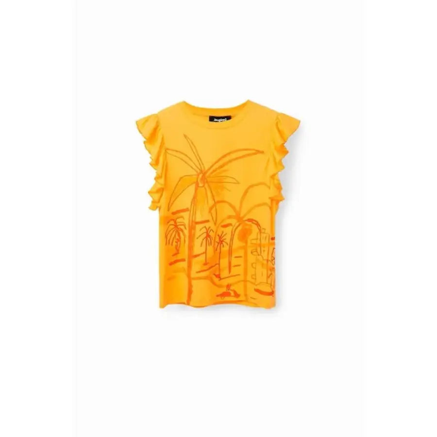 
                      
                        Desigual - Women T-Shirt - orange / XS - Clothing T-shirts
                      
                    