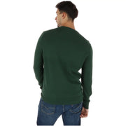 Timberland Baumwollpullover für Herren in Dunkelgrün, langärmelig, Rundhalsausschnitt, Vorderansicht