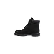 Timberland men black leather lace up boots tb110073001 featuring a black suede upper and rubber sole