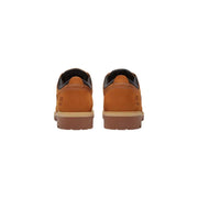Timberland men lace up shoes camel leather with tan timberland lace up boots black accents and rugged rubber sole