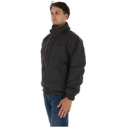 Timberland Doudoune noire pour homme, col montant et logo discret sur la poitrine, vue de face