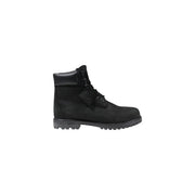 Timberland women’s black leather ankle boot with suede upper and rubber outsole featuring 6-inch design