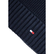 Tommy hilfiger navy blue ribbed knit tie.