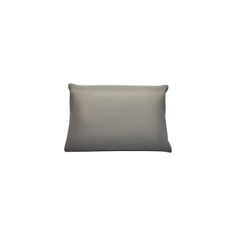 Soft gray rectangular pillow displayed with Tommy Hilfiger Grey Women Shoulder Bag with Inside Pocket