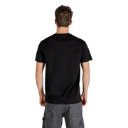 Tommy Hilfiger Jeans hommes t-shirt T-shirt noir à manches courtes et col rond en coton décontracté