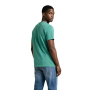 Tommy Hilfiger Jeans men t-shirt in teal with short sleeves and crew neck for casual wear