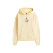 Tommy Hilfiger cream tommy girl hoodie with black star on chest