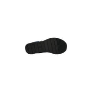 Semelle en caoutchouc noir avec un motif de semelle texturé en forme de grille Tommy Hilfiger baskets bleues en polyester pour hommes