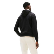 Tommy Hilfiger Herren-Hoodie aus schwarzem Bio-Baumwollstoff mit weichem, glattem Material und dezenten Nahtdetails