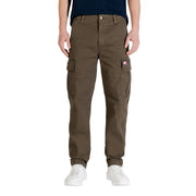 Olive green tommy hilfiger men jeans made from organic cotton featuring cargo pants with multiple pockets and logo patch