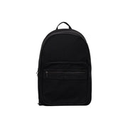 Black tommy hilfiger men repreve backpack with sleek minimalist design and subtle branding on front zipper pull