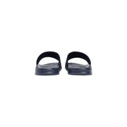 Tommy Hilfiger men slippers black rubber slide sandals with minimalist design and open toe polyurethane upper