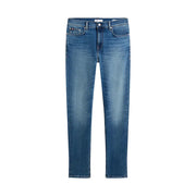 Tommy Hilfiger Jean slim Bleecker pour homme en denim bleu classique légèrement délavé, vue de face