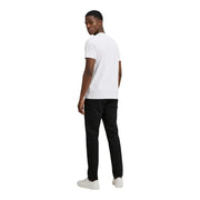 White cotton crew-neck short sleeve t-shirt for men by U.S. Polo Assn. standard fit casual wear