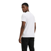 U.s. Polo Assn. men t-shirt white cotton crew-neck casual wear front view