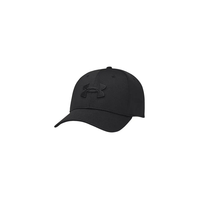 Under Armour Schwarze Herrenkappe mit matter Oberfläche und dezenter Logostickerei, Vorderansicht