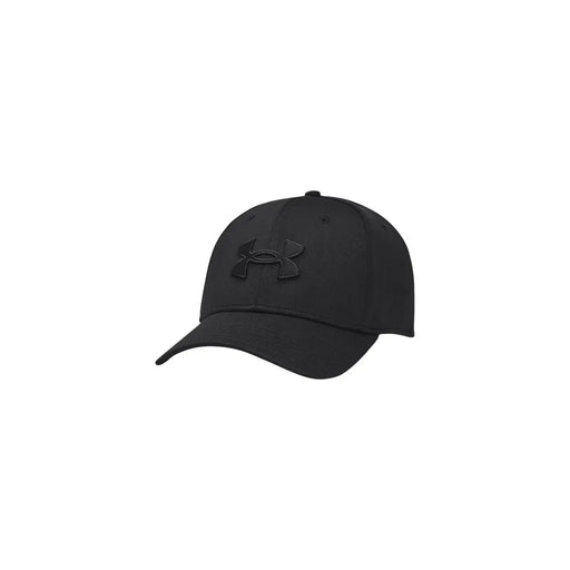 Under Armour cap for men in black with matte finish and subtle logo embroidery, front view