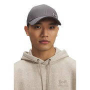 Under Armour Casquette grise pour homme, à calotte structurée et visière incurvée, vue de face