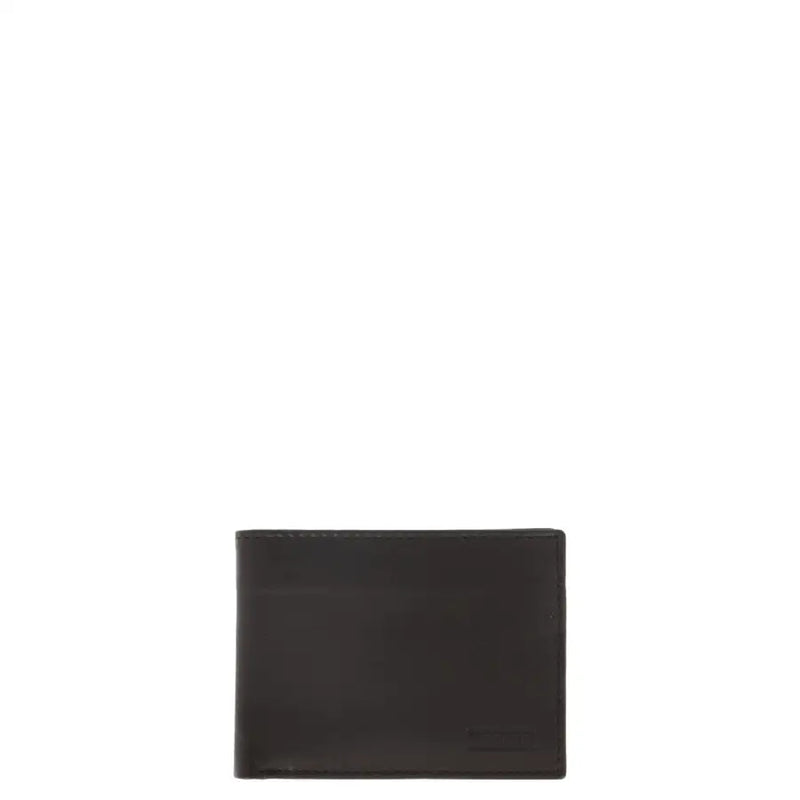 Black leather bi-fold wallet from Ungaro Brown Mens Wallet with Interior Pockets collection