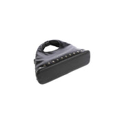 Valentino bags women black synthetic leather handbag with silver-toned studs and top handle W16 x H30 cm