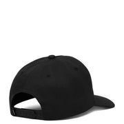 Vans men black cotton baseball cap with flat brim and adjustable strap suitable for spring summer accessory
