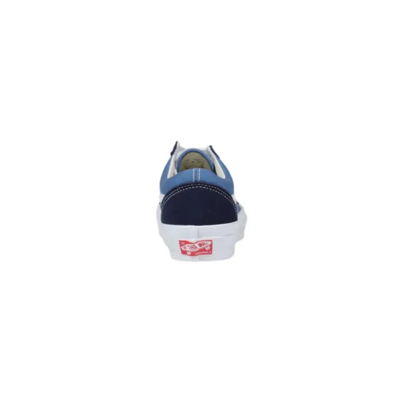 Vans men sneakers blue suede laced old skool sneaker with navy accents and white rubber sole for spring summer use
