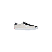Vans men sneakers multicolor suede with beige and black color, white laces, white rubber sole, and classic side logo