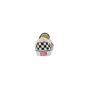 Vans men sneakers white fabric classic shoes slip-on with black and white checkerboard canvas upper