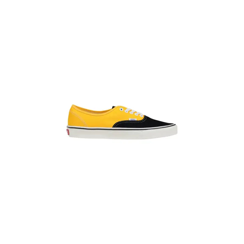 Yellow and black vans men sneakers with white cotton laces and canvas upper from spring summer collection