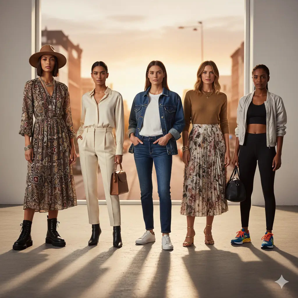 Combinaison légère taille haute blanche et beige pour un style western.